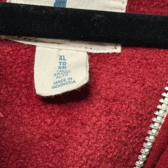Old Navy California Men's Zip-Front hoodie X-Large Red - Picture 2 of 3